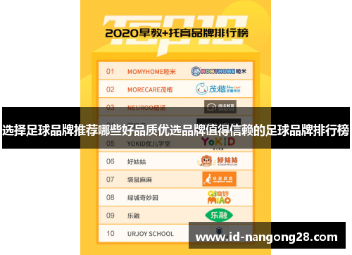 选择足球品牌推荐哪些好品质优选品牌值得信赖的足球品牌排行榜